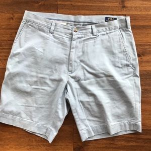 Light blue Ralph Lauren shorts 9”
